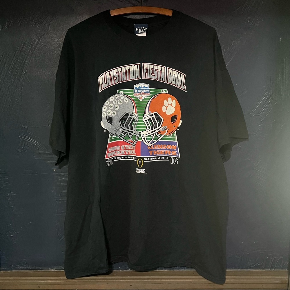 PlayStation Blue 84 Black Fiesta Bowl Graphic Tee